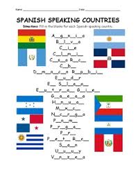 List of countries and country codes beginning with letter c there are 17 countries in english starting with the letter c. Fill In The Blanks For Each Spanish Speaking Country Using The Scrambled List Of Countries On Page 2 C How To Speak Spanish Spanish Speaking Countries Spanish