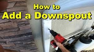 It is ideal for repair, replacement, and add on to existing gutter systems. How To Add Or Move A Downspout To Your Gutter Youtube