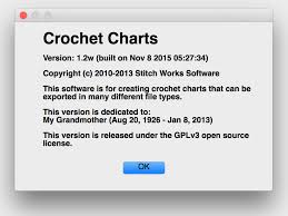 Free Crochet Charts Software Clearlyhelena