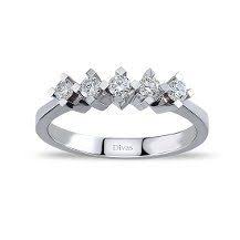 Divas Diamond 0 25 Karat Pirlanta 5 Tas Yuzuk Nisan Yuzugu Taki Yuzuk