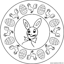 Drucken sie die kostenlosen vorlagen für ihr kind aus und reichen ihm seine malstifte! Mandala Osterhase Als Kostenlose Malvorlage Fur Kinder