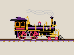 Animated Pixel Steam Locomotive By Zachary Chione On Dribbble