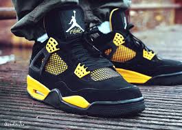 Nike Air Jordan Iv Thunder 2012 By Nirmax Clean And Care For Your Sneakers With Shoe Trees By Sole Sneakers Men Fashion Nike Air Shoes Air Jordans Retro