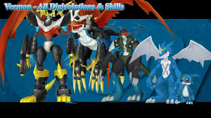 digimon masters online veemon all digivolutions skills