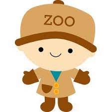 Silhouette Design Store View Design 195073 Zoo Keeper At The Zoo Silhouette Design Zoo Cartoon Template
