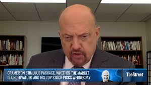 I watch jim cramer's mad money because he seems like a credible guy. Jim Cramer Talks Stimulus Checks Markets And His Top Stock Picks Video Dailymotion