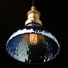 Maybe you would like to learn more about one of these? Small Blue Quilted Glass Mercury X Ray Shade Pendant