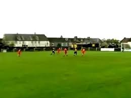 Auchinleck Talbots Goalkeeper Andy Leishman Scores From His Own Area