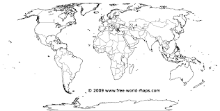 Blank World Map World Map Coloring Page Blank World Map World Map Outline