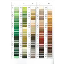 Isacord Color Chart