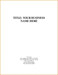 Business Plan Cover Page Template Unique 15 Cover Page Of A Proposal In 2020 Cover Page Template Title Page Template Quote Template