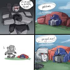2 To The 1 To The 1 To The 3 Do You Wanna Die Original Optimus Nah I Heard That Bee Was Getting His Own Movie And I M Not Gonna Be In It Otherwise Transformers Comic Transformers Funny Transformers Prime Funny