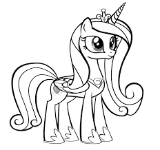 Printable my little pony friendship is magic princess celestia. Princess Pony Coloring Pages Coloring Home