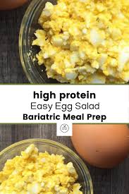 High Protein Egg Salad Bariatric Meal Prep Recipe In 2020 Healthy Sandwich Recipes Bariatric Recipes Egg Salad