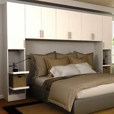 Horizon King Size Bed Surround Melamine Cabinets In White Space Saving Furniture Bedroom Small Bedroom King Bedroom Sets