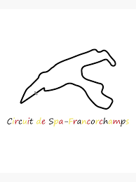 Click on the map to choose by country or select by world region below: Circuit De Spa Francorchamps Layout Greeting Card By Matthew187 Redbubble