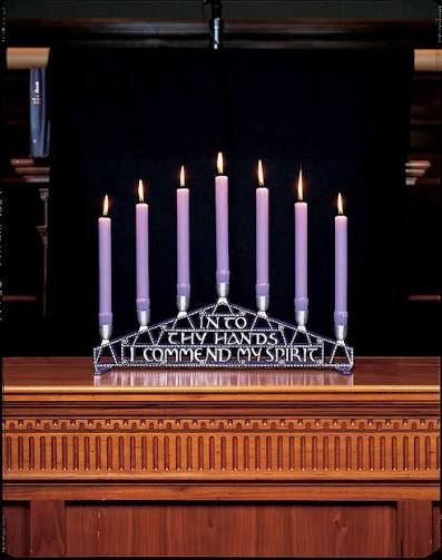 Cast Metal Tenebrae Altar Candelabra