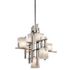 Maybe you would like to learn more about one of these? Kichler Kl City Lights7a Citylights Modern Nickel Art Deco 7 Light Cluster Chandelier Ideas4lighting Sku12073i4l
