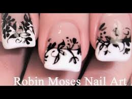 Black And White Lace Nail Art Elegant Formal Nails Design Youtube See more ideas about cute nails, gel nails, nail colors.