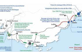 C'est l'emblématique calanque de marseille, avec sa plage de sable, et ses petites criques de galets, son restaurant et ses cabanons : Provence Alpes Cote D Azur La Voie Est Enfin Libre Pour La Ligne Nouvelle