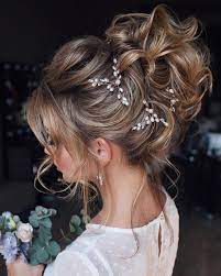 Gorgeous Updo Ideas Bridal Updo Hairstyle Wedding Hairstyles Messy Updo Hairstyle Ideas Hairstyle Updo Updohair Brid Brudefrisurer Harprodukter Brudehar