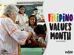 Filipino values are, for the most part, centered at maintaining social harmony, motivated primarily by the desire to be accepted within a group. Plai Southern Tagalog Region Librarians Council November Is Filipino Values Month