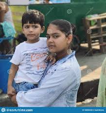 Little Indian Children with Cute Face Editorial Stock Photo - Image of smart,  girl: 168362448