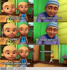 10 Meme Lucu Upin Ipin Ini Bikin Suasana Jadi Ceria Part 2 Di 2020 Cartoon Jokes Meme Lucu Komik Lucu