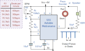 A collection of 555 circuits using the 555 timer as an astable oscillator with different duty cycles. 555 Oscillator Tutorial The Astable Multivibrator