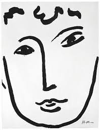 Henri matisse unique handmade drawing. Henri Matisse Full Face 1952 Brush And Ink On Paper 25 5 8 X 19 5 8 Inches Henri Matisse Matisse Artist Painting