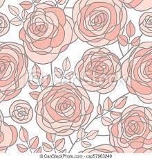 This sweet rose floral digital paper set includes four 12 seamless pattern papers in jpeg format and comes in light pink, mustard, dark teal, and gray. Simple Pale Color Rose Flowers Seamless Pattern Abstract Tender Rosy Floral Rapport For Background Wrapping Paper Fabric Canstock