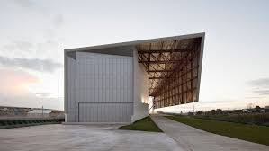 Auditorium In Spain Mx Si Architects Riverside Terrace Canopy Shelter Architecture