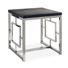 Picket House Furnishings Harper Black Chrome End Table Cez100ete The Home Depot In 2020 Picket House Furnishings End Tables Furniture