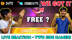Garena free fire has more than 450 million registered users which makes it one of the most. Free Fire We Used Our Free Diamonds For A Rare Item Omg Live Reaction Twoside Gamers Youtube