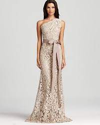 Tadashi Shoji Lace Gown One Shoulder Women Dresses Bloomingdale S Lace Gown Evening Dresses Gorgeous Dresses