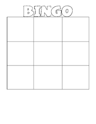 Blank Bingo Worksheets Teaching Resources Teachers Pay