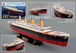 No tools or glue required. Titanic 3d Puzzle 113 Pieces