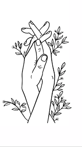 Today i complied easy flower drawings step by step for you. Holding Hands Line Art Printable Wall Art Welcome Art Hands Holding Line Printable Tattoos Zeichnen Wall Hand Art Line Art Drawings Printable Art