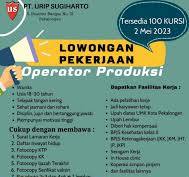 INFO LOWONGAN KERJA PT. URIP SUGIHARTO - DINPERINAKER Kota ...