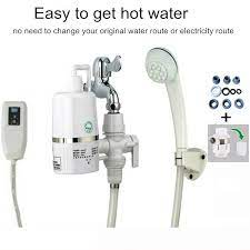 Instantaneous Electric Water Dispenser Shower Hang On Tap For Bathroom Kitchen Sink Faucet Instant Continuous Kitchen Sink Faucets Water Supply Water Dispenser