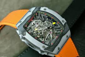 Hours, minutes, and tourbillon regulator winding: Composit Of Carbon Richard Mille Rm 027 Tourbillon Rafael Nadal Replica Watch Top Swiss Iwc Replica Watches Online