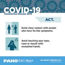 Full document table of contents. Social Media Postcards Covid 19 Be Aware Prepare Act Paho Who Pan American Health Organization