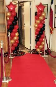 We have dedicated this board to our favourite movie themed balloons. Red Carpet Balloon Column Idea Red Party Decorations Red Carpet Theme Party Red Carpet Party