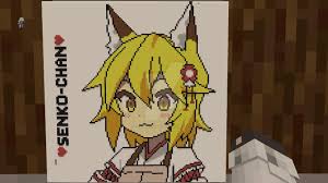 Minecraft is a sandbox building indie game, based in world made of blocks. Senko San Pixel Art Minecraft Ps4 By Giovanniloquendo On Deviantart