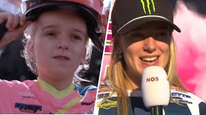 Van Drunen, jongste motocrosskampioen ooit: 'Droom is om tussen de mannen  te rijden'