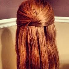 Tie your hair in a bow and enjoy this cute idea. 30 Easy 5 Minutes Hairstyles For Women Hairstyles Weekly