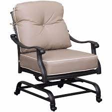 Macii High Back Patio Motion Chair With Cushion Ld8676 21mh 229choc 40432 4042 World Source International Afw Com Cushions Chair Aluminum Chairs