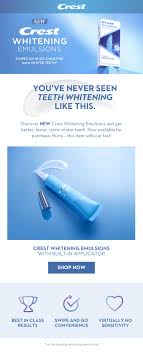 Crest whitening emulsions, just swipe and go! Crest White Smile New Crest Whitening Emulsions Is Here Milled