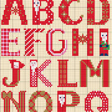 Abc, alphabet, buchstaben und zahlen malvorlagen motive: Weihnachtsalphabet Sticken Entdecke Zahlreiche Kostenlose Charts Zum Sticken Sticken Alphabet Sticken Buchstaben Sticken