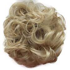 Prettyshop Scrunchy Scrunchie Bun Updo Hairpiece Hair Ribbon Ponytail Extensions Curly Diverse Colors Blea Hair Pieces Hair Ribbon Ponytail Ponytail Extension